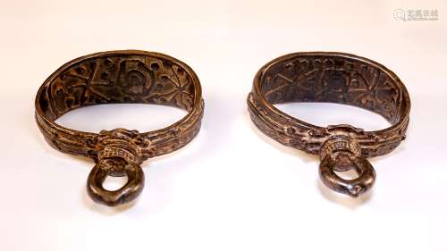 PAIR OF HORSE STIRRUP - BURMA - LATE 19th CENTURY