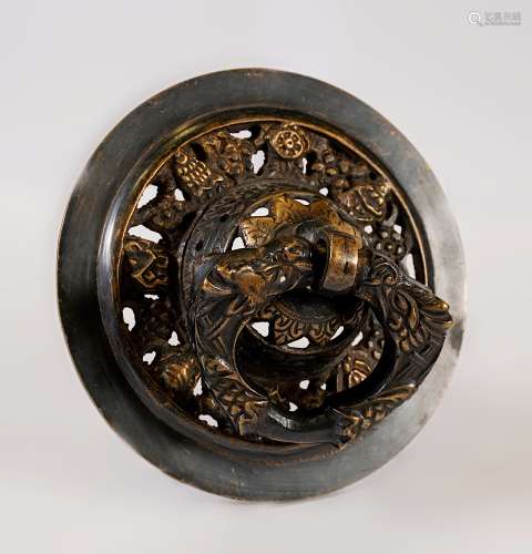 ROUND PORTAL HANDLE - BUTHAN - LATE 19th CENTURY