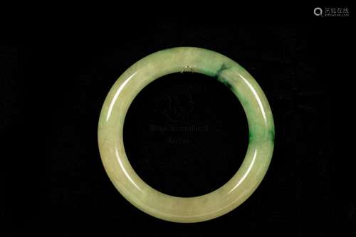 MYANMAR OLD MINE JADEITE BANGLE