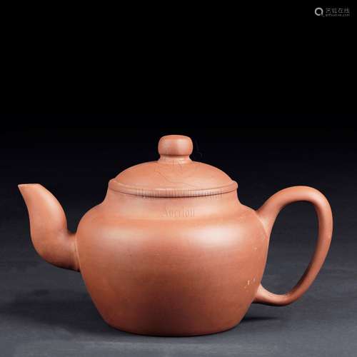 LARGE YIXING ZISHA TEAPOT