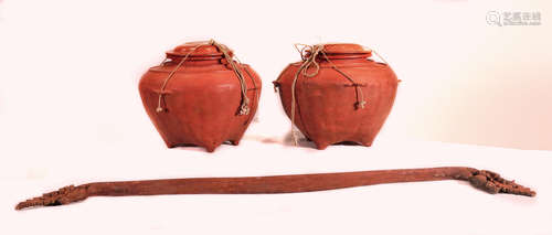 BOWLS (PAIR)  - BURMA - LATE 19th CENTURY