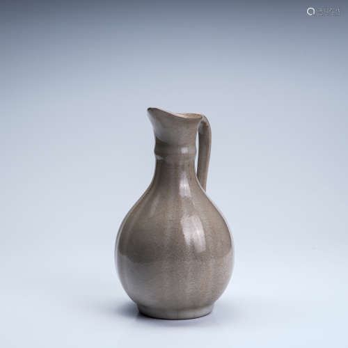 A Chinese Ru-Type Glazed Porcelain Wine Pot