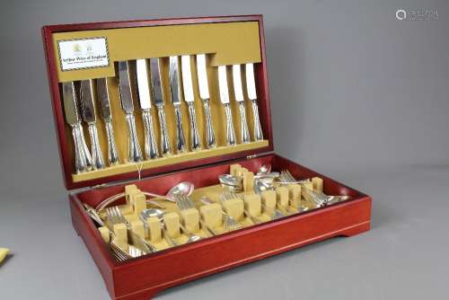 Arthur Price Silver Plate Canteen of Cutlery; the eight piece canteen is in very good condition
