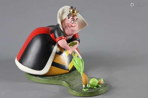 A Large Walt Disney Porcelain 'Alice in Wonderland' character, Queen of Hearts 'Let the Games Begin', approx 18cms, complete with the original box