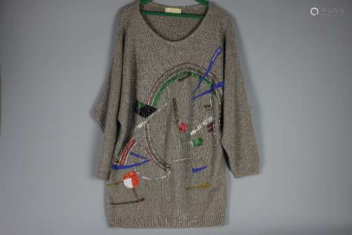 Gianni Versace (1946-1997) Vintage Knitwear Jumper, with beaded decoration