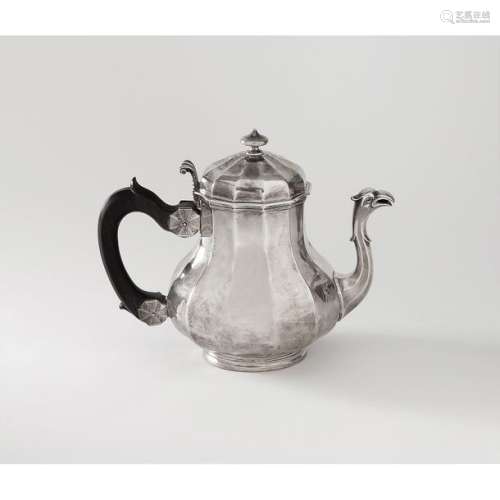 SILVER TEAHER, LILLE, 1741 1743, baluster shaped, …