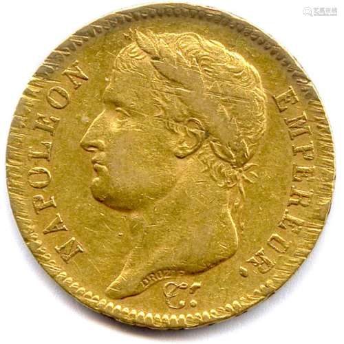 NAPOLÉON I (1804 1814 )40 Francs gold (head laurée…