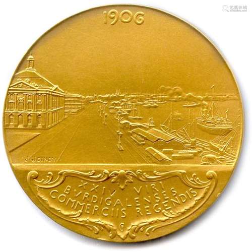 GOLD MEDAL OF THE BORDEAUX CHAMBER OF COMMERCE 190…