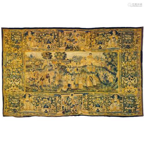 JOYER ENTRY OF A PRINCE INTO A CITY, TAPESTRY, AUD…