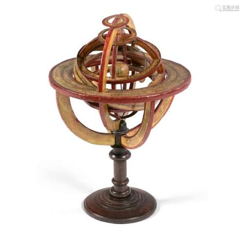 PTOLEMAIC ARMILLAIRE SPHERE, FRANCE, LATE 18th CEN…