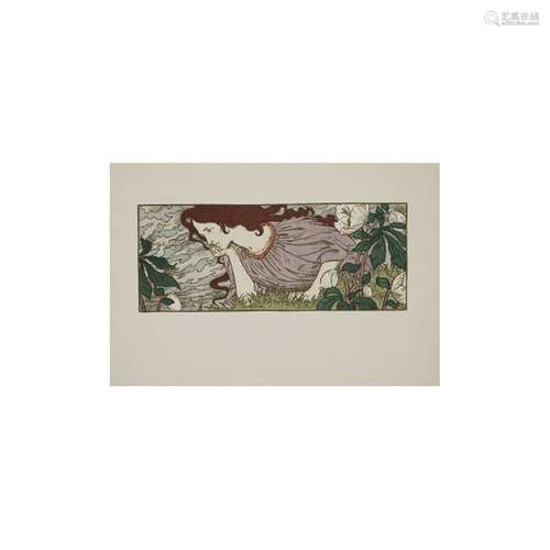 EUGÈNE GRASSET (1845 1917) ANXIÉTÉ Lithographie su…