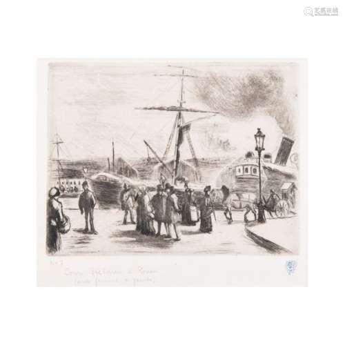 CAMILLE PISSARRO (1830 1903) COURS BOËLDIEU À ROUE…