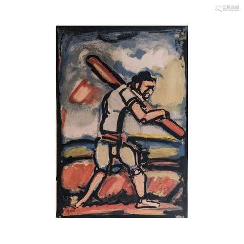 GEORGES ROUAULT (1871 1958) TRAVAILLEUR SANS TITRE…