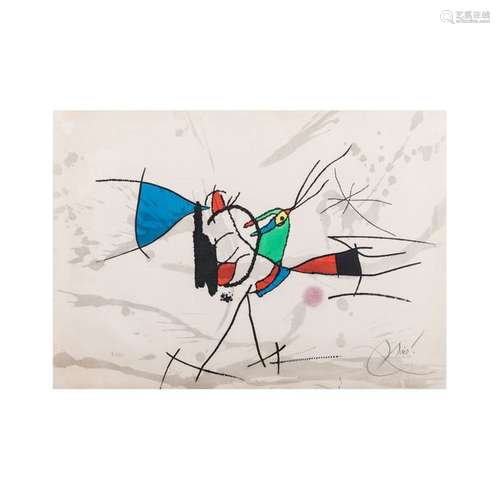 Ƒ JOAN MIRÓ (1893 1983) LE CRI DU COQ DE BRUYÈRE, …