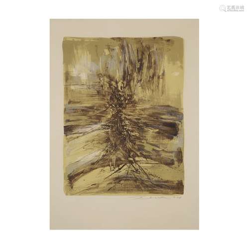 ZAO WOU KI (1920 2013) SANS TITRE, 1964 Lithograph…