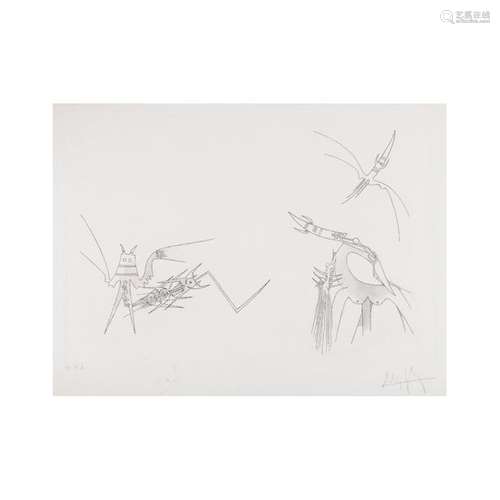 WIFREDO LAM (1902 1982) SANS TITRE Aquatinte sur p…