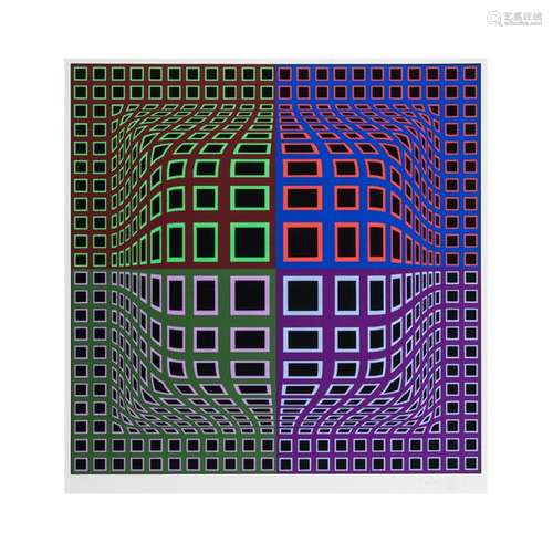 VICTOR VASARELY (1906 1997) COMPOSITION CINÉTIQUE …