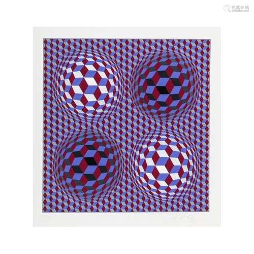 VICTOR VASARELY (1906 1997) COMPOSITION CINÉTIQUE …