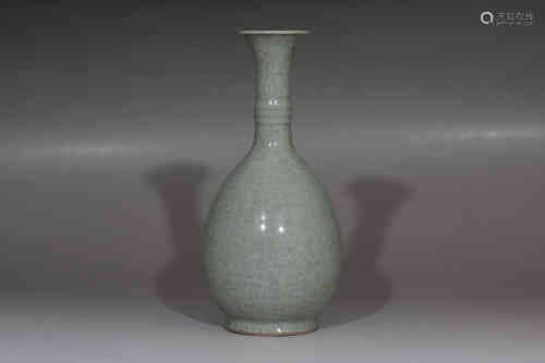 A Chinese Celadon Glazed Porcelain Vase