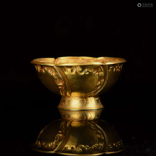 A Chinese Gold Bowl