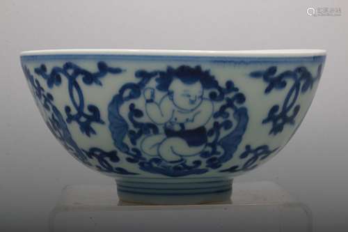 A Chinese Blue and White Porcelain Bowl