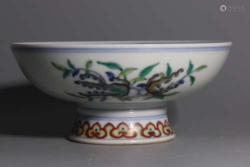 A Chinese Doucai Porcelain Bowl