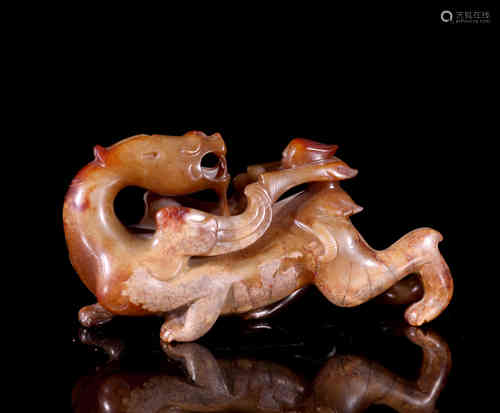 A Chinese Carved Jade Decoration