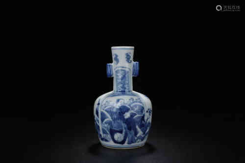 A Chinese Blue and White Porcleain Vase