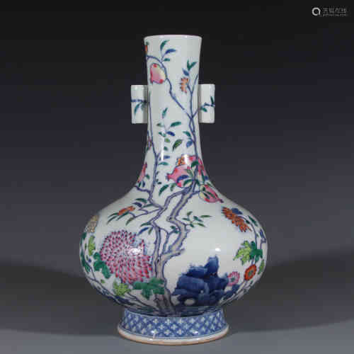 A Chinese Doucai Porcelain Vase
