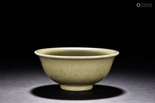 A CELADON GLAZED BOWL