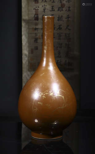 Sauce glaze Vase from Qing