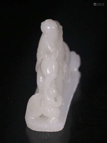 Hetian Jade riding ornament