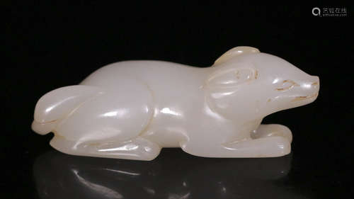 Hetian Jade animal carving