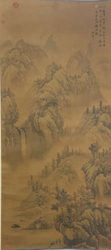 landscape painting from Zhoushen