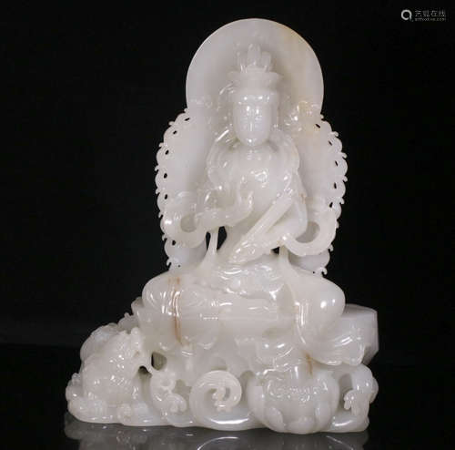 Hetian Jade Guanyin ornament