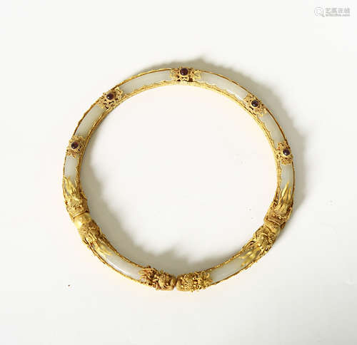 Gold collar from Qing Dynasty