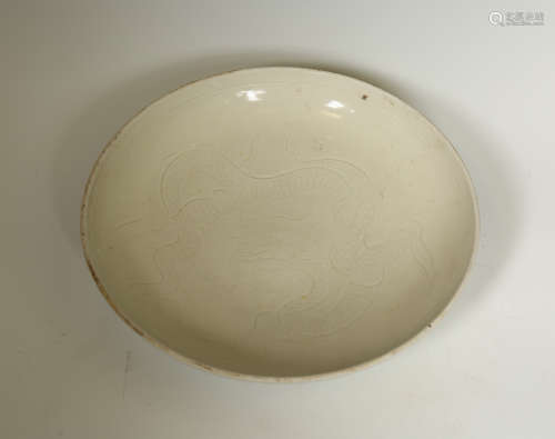 Dragon plate from Liao
