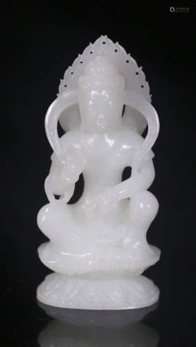 Hetian Jade carving Guanyin