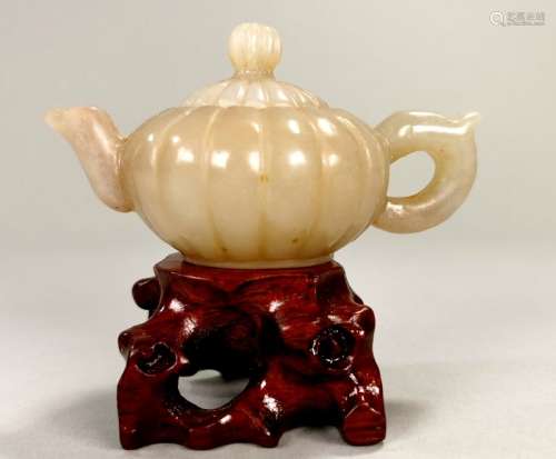 RARE CHINES JADE TEAPOT