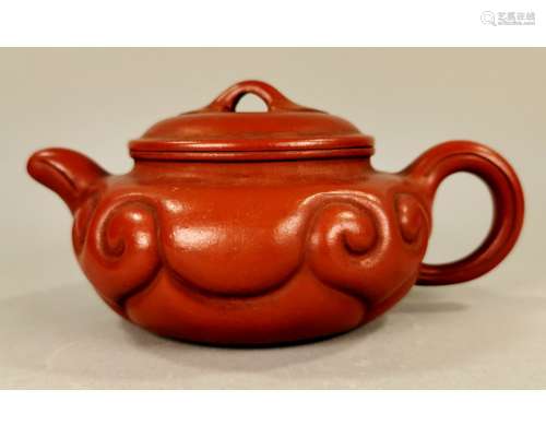 CHINESE CERAMIC TEAPOT WITH MARK