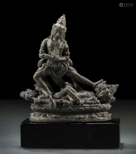 Feine und seltene Bronze des Wajrahumkara