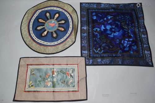 Three Chinese Embroideries