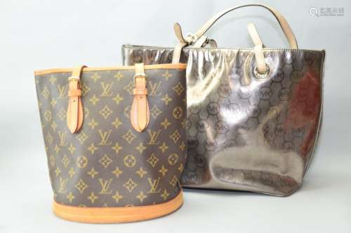 Louis Vuitton Style Bucket Bag and Michael Kors Tote