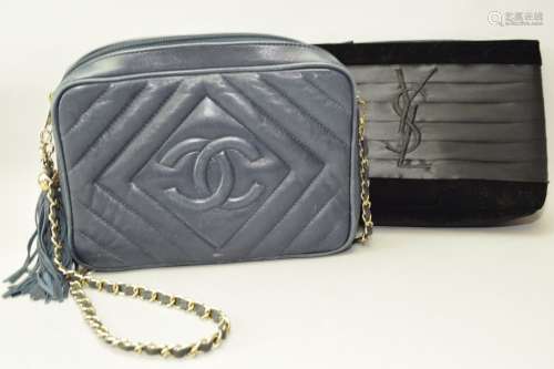 Chanel Style Shoulder Bag and YSL Cosmetic Bag