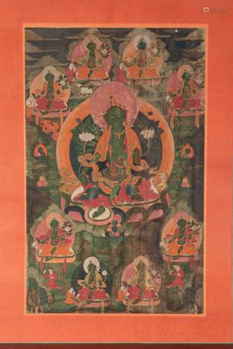 green Tara tanka