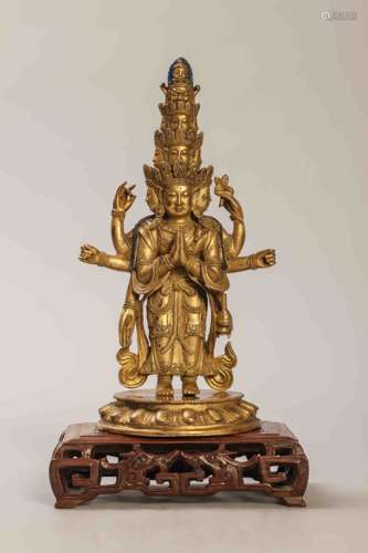 bronze Avalokitésvara,