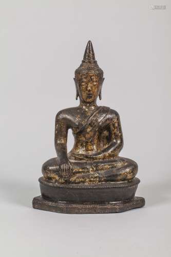 Laos bronze Maravijaya Buddha