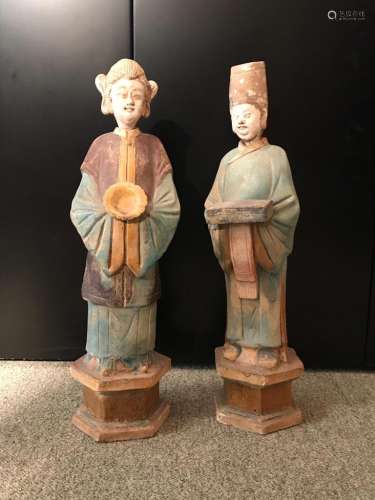 Ming ceramic couple