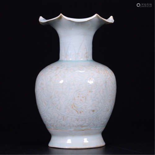 CHINESE PORCELAIN  VIEWS FLOWER VASE