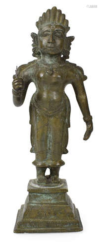 BRONZE DER KALI, SÜDINDIEN,